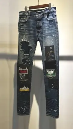 AMIRI×PLAYBOY MAGAZINE JEANS BLACK - メルカリ