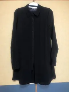 美品 66,000円 マディソンブルー マダムシャツ リネン ブラック 01 