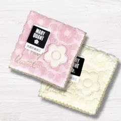 MARY QUANT　マリクワ　ミニタオルハンカチ　タオル　２枚セット　抗菌防臭