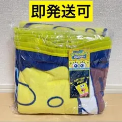 スポンジボブ　ふんわりブランケット　ブランケット　毛布　ブルー