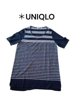 UNIQLO ストライプ Tシャツ Mサイズ
