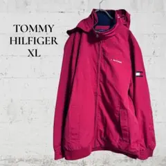 【TOMMY HILFIGER】【XL】ジャンパー　フード収納　フード付　メンズ