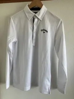 Callaway 長袖ポロシャツ ホワイト