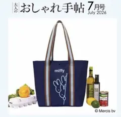 おとなのおしゃれ手帖/付録/ミッフィートートのサムネイル