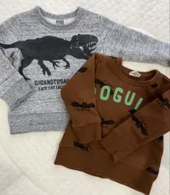 ２点セット　裏起毛トレーナー　80