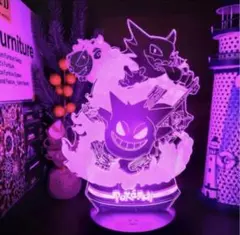 ポケモン　LEDアクリルスタンド ゲンガー ゴースト　ゴース