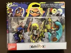 新品未使用　スプラトゥーン amiibo フィギュア 3体セット