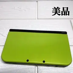 美品 newニンテンドー3DS LL ライム×ブラック 任天堂 本体 3DS