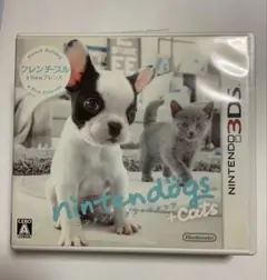 日焼けあり！フレンチ・ブル&Newフレンズニンテンドッグス　3DS中古ソフト