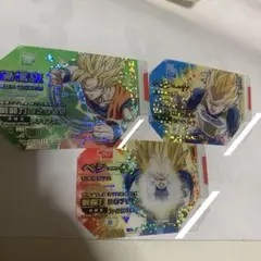 ドラゴンボールカードダスシリーズ 孫悟空、ベジータ×2 計3枚セット