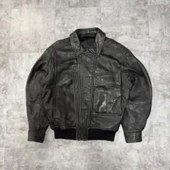 mr.junko short real leather bomber jkt