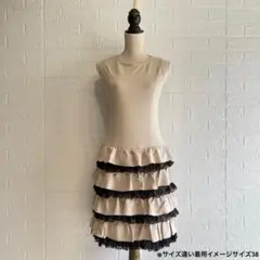 レジィーナロマンティコ　ラップワンピース　フリル　伸縮性　日本製　水玉　38 レジィーナロマンティコ-ReginaRomantico-ラップワンピース