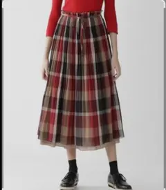 【美品】ブルーレーベルクレストブリッジ☆リバーシブルスカートのサムネイル