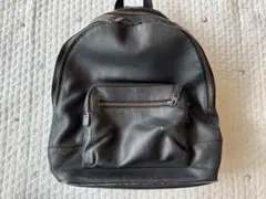 【状態悪】COACH コーチ メンズ レザー バックパック リュック