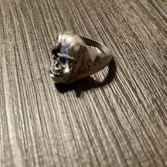 【1252】スカルモチーフ シルバーカラー リング 指輪 14号