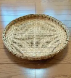 竹籠　竹かご　円形