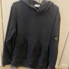 STONE ISLAND パーカー　ブラック　Lサイズ