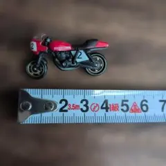 赤黒オートバイモデル 約4cm