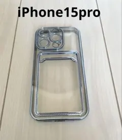 iPhone15pro ケース スマホケース カード収納 クリアケース