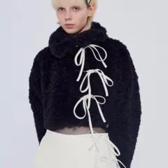 SORIN Synthetic Fur Lace-up Cardiga