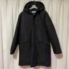 BEAUTY&YOUTH ブラック　小松マテーレ　ダウンコート　L