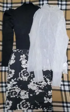 まとめ売り 3点 M.deux GRLグレイル ニット シースルー　ハイネック