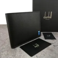 箱付き未使用級 DUNHLL ダンヒル CADOGAN 二つ折りマネークリップ 