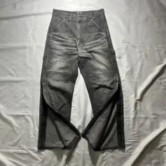 00s y2k ギミック バギー フレア デニム ダブルニー archive