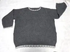 sanpo　ニットセーター　グレー