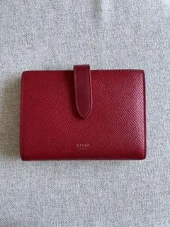 CELINE マルチファンクションスモール 3つ折り財布 ワインレッド