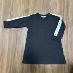 アニエスベー　ブラックトレーナー 長袖ワンピース