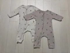 PUPPAPUPO ダブルジップ カバーオール