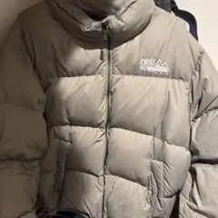 FIRST DOWN グレー ダウンジャケット