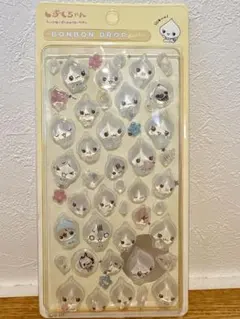しずくちゃん ボンボンドロップシール 3枚セット／ちゅるちゅる
