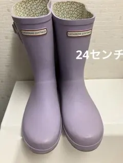 CATHERINE COTTAGE レインブーツ 24.0cm ラベンダーのサムネイル
