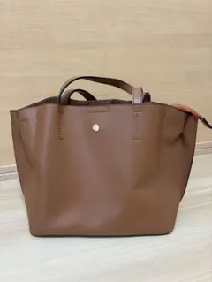 Legato Largo かるいカバン　ブラウン トートバッグ　ショルダーバッグ