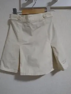 ピンクラテ　アイボリー スカート インナーキュロット付きSサイズ140サイズ
