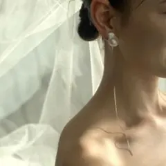 iamnao イヤリング　淡水パール　ゴールド