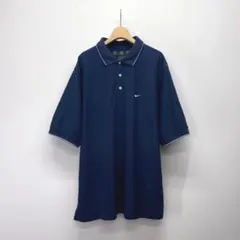 ナイキ ゴルフ DRI-FIT ポロシャツ Lサイズ ネイビー 紺