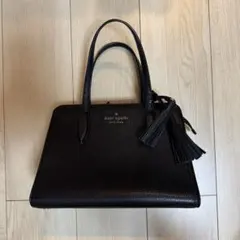 【美品】ケイトスペード ロウ スモール サッチェル 2wayバッグ 黒