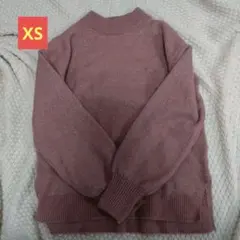 GU ラメ糸混ニット　セーター　ピンク XS