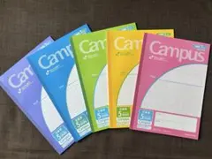 【Campusキャンパスノート5冊】KOKUYO コクヨ　5ミリ方眼のサムネイル