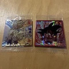ドラゴンボール超戦士シールウエハース 超13-01技GR孫悟空　2枚セット