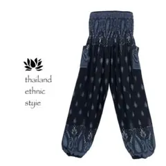 【新品】アラジンパンツ　タイパンツ【シャーリング】4010A　C770-6 新品】アラジン タイパンツ 男女兼用【シャーリング】6300ブラック