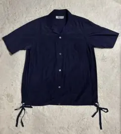 UNUSED シルクコットン サイドスリット オープンカラーシャツのサムネイル