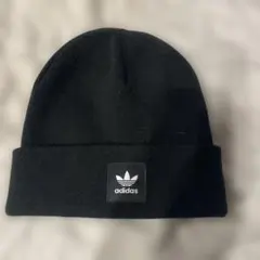 adidas ブラック ニット帽 OSFM