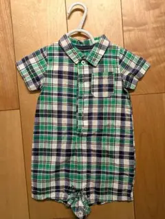 carter's チェック柄ロンパース 9ヶ月ベビ用