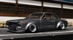 希少 アオシマ 1/24 日産 スカイライン ハコスカ 完成品 - メルカリ