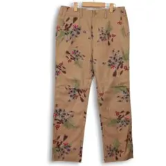 ADAM ET ROPE 花柄パンツ L ベージュ 日本製のサムネイル