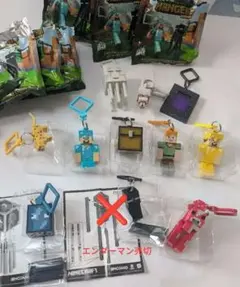 マインクラフト　ハンガーフィギュア　キーホルダー　フィギュア　マイクラ　１１個
